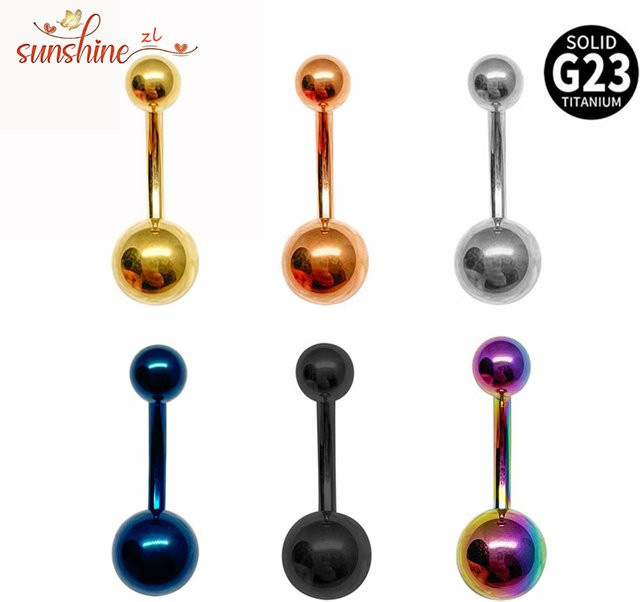 Bauchnabelpiercing Titan, Zirkonia, Unisex - Bild 1
