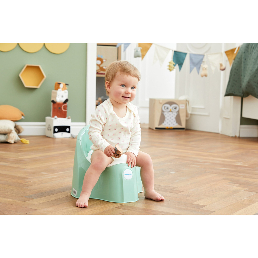 Baby-Walz Basics Töpfchen Deluxe in Grün, BPA-frei aus Kunststoff, B/T/H: 36 x 33 x 31 cm - Bild 2