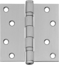 Intersteel Scharnier aus Edelstahl in Silber, B/H: 89 x 89 mm, Dicke: 2,5 mm, belastbar bis 70 kg - Bild 1