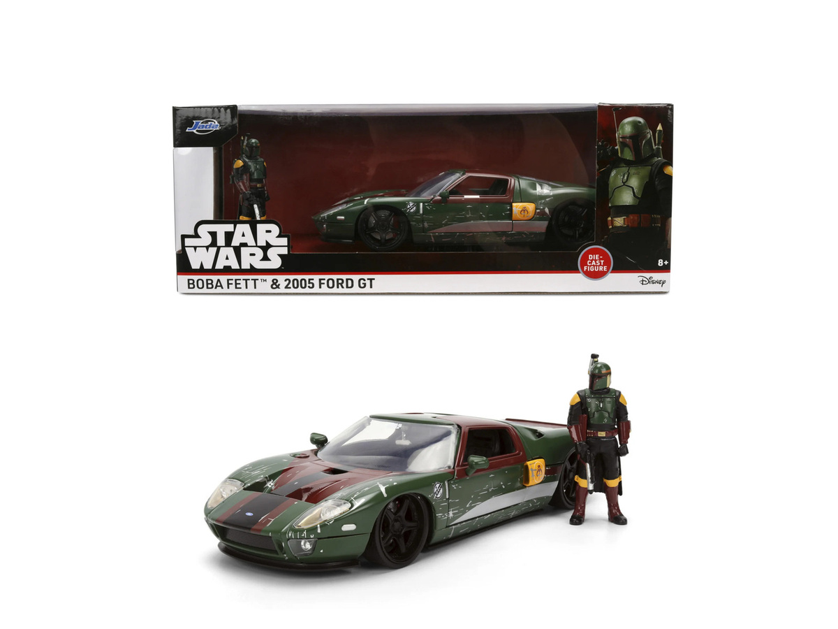 JADA Star Wars Boba Fett 2005 Ford GT, Modellauto, Maßstab 1:24, ab 8 Jahren - Bild 2
