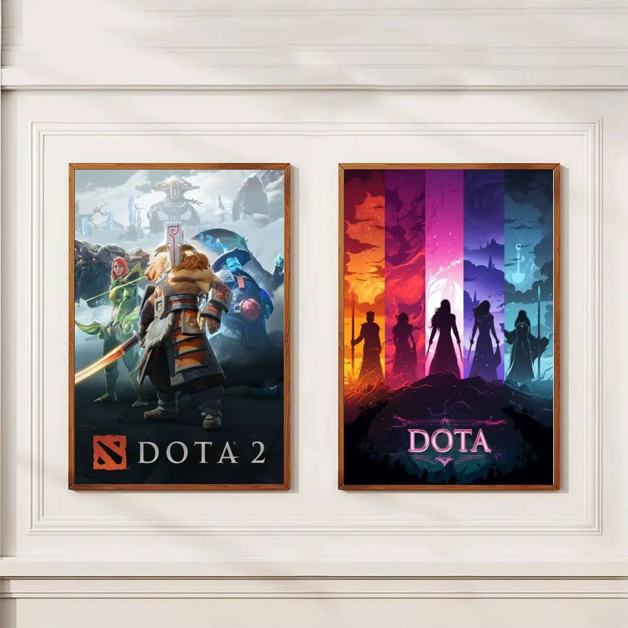 MINISO DOTA 2 Anime Poster Aufkleber, wasserfest, mehrfarbig, rechteckig - Bild 3