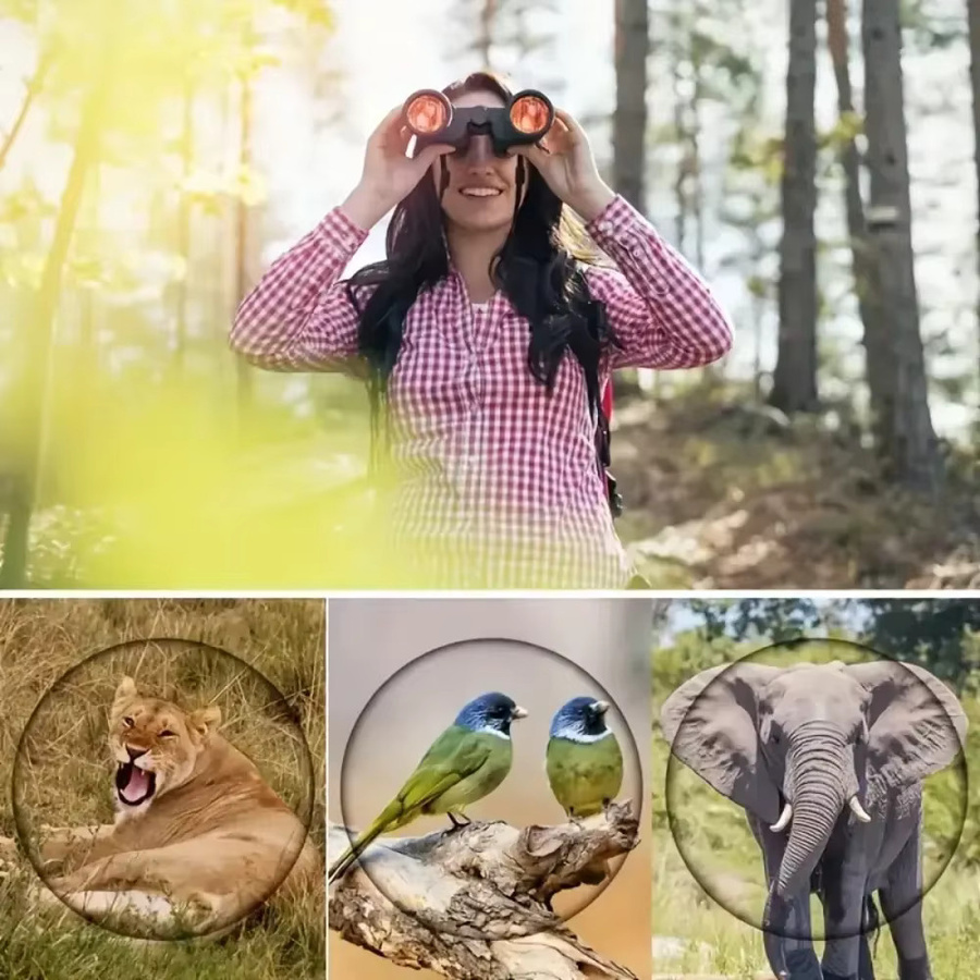 Hochleistungs Fernglas mit großer Reichweite und hoher Klarheit für die Jagd und Outdoor-Aktivitäten in Schwarz - Bild 6