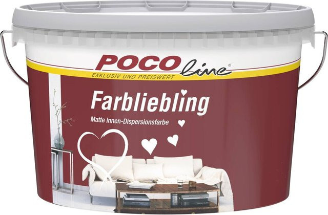 POCOline Raumfarbe Farbliebling Madagaskar, Rot, Matt, Dispersion, 2,5 l - Bild 1