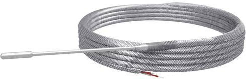 Emko Temperatursensor RTMS-M03-L100-K02 Pt1000 in Silber, Messbereich -50 bis +400°C, Fühlerbreite: 3 mm - Bild 1