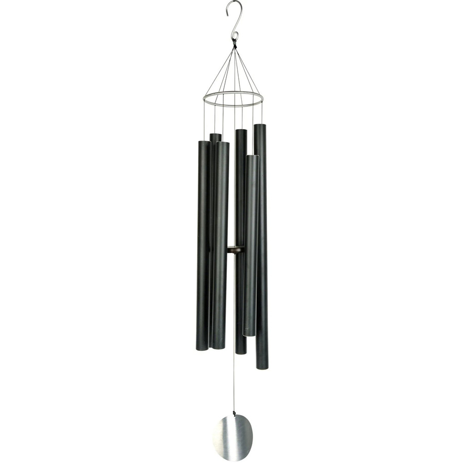 Nature´s Melody Klangspiel Aureole in Schwarz aus Aluminium, Höhe: 91 cm - Bild 2