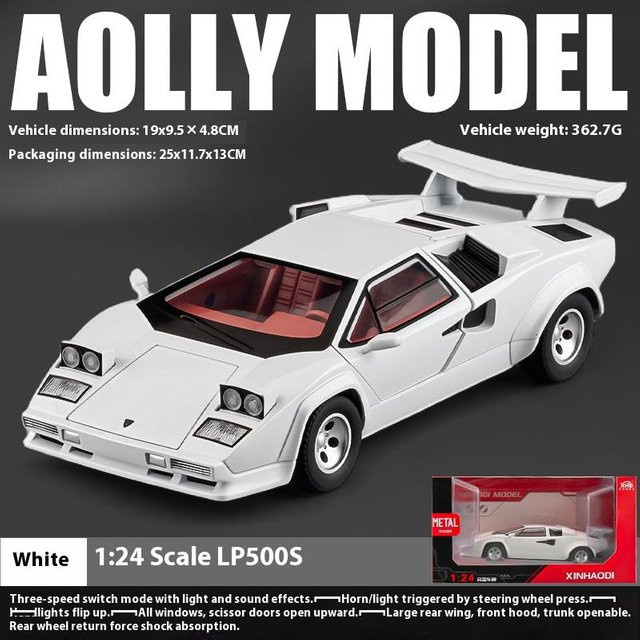 Linyi toy car Lp500S Legierungsmodellspielzeug, 1:24, Metall, ab 14 Jahre - Bild 1