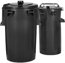 SULO System-Mülleimer SME mit Bügel, 50 l, Grau/Anthrazit - Bild 2