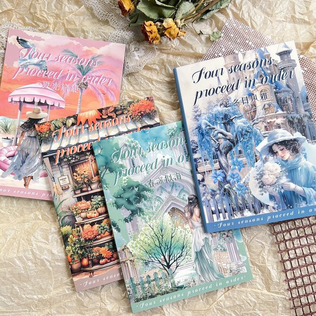 Journamm Vintage-PET-Aufkleber für Journaling und Scrapbooking, 20 Blatt, Multicolour - Bild 1