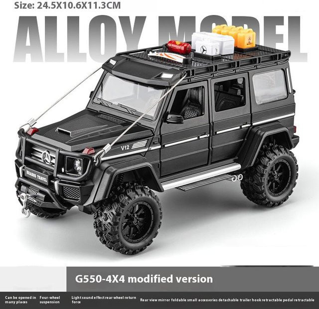 Linyi toy car Mercedes Benz G550 4X4, Geländewagen, 1:24, Metall, ab 14 Jahren - Bild 1