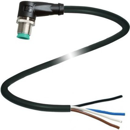 Pepperl+Fuchs Sensor-Aktor-Steckverbinder 240772-100017, konfektioniert, 4 Polzahl, schwarz, 10 m Länge - Bild 1