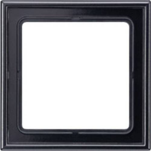 Jung 1-fach Rahmen Abdeckung LS 981 Schwarz aus Kunststoff - Bild 1