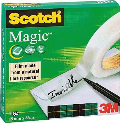 Scotch Magic 810 Klebeband transparent B: 19 mm, L: 66 m - Bild 1