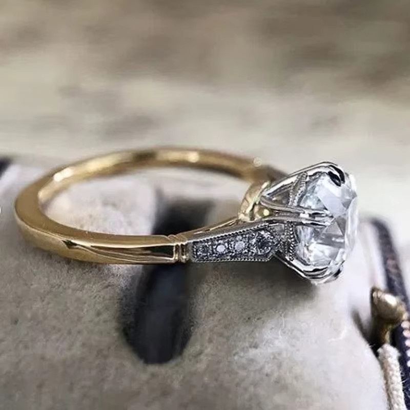Huitan Ring, Bicolor, Zirkonia, Damen - Bild 3