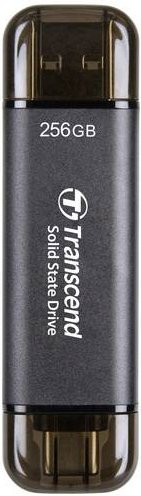 Transcend ESD310C Externe SSD 256GB USB 3.2 Gen 2 USB-C Schwarz TS256GESD310C - Bild 1