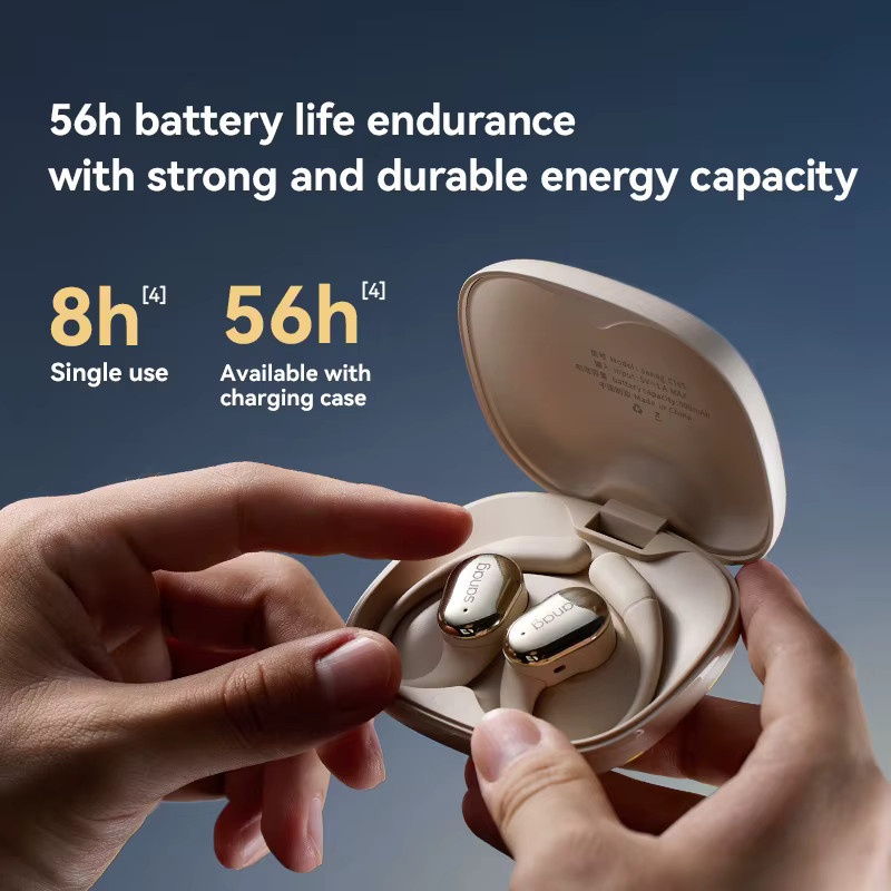 Sanag C16S Open-Ear OWS Kopfhörer Bluetooth 5.4 Kabellose HiFi-Sound Sport-TWS-Ohrhörer in Schwarz - Bild 2