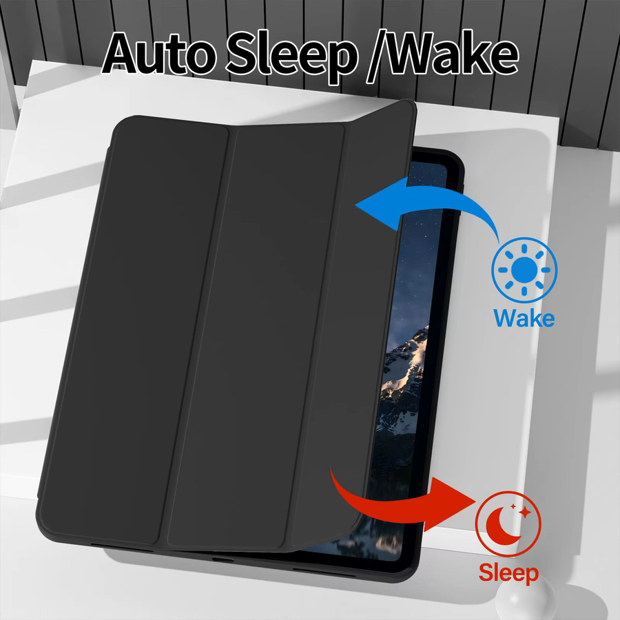 Magnetische Smart Cover Hülle für iPad Pro 11 (2018-2022) von tzion in Schwarz - Bild 3