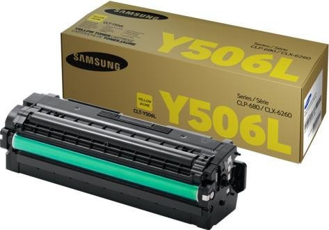 Samsung CLT-Y506L Original Tonerpatrone für Laserdrucker in Gelb (SU515A) - Bild 1