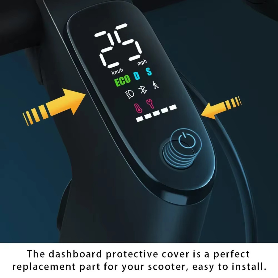 Wasserdichte Display-Schutzhülle für Ninebot Elektroroller F20 F25 F30 F40 in Schwarz - Bild 3