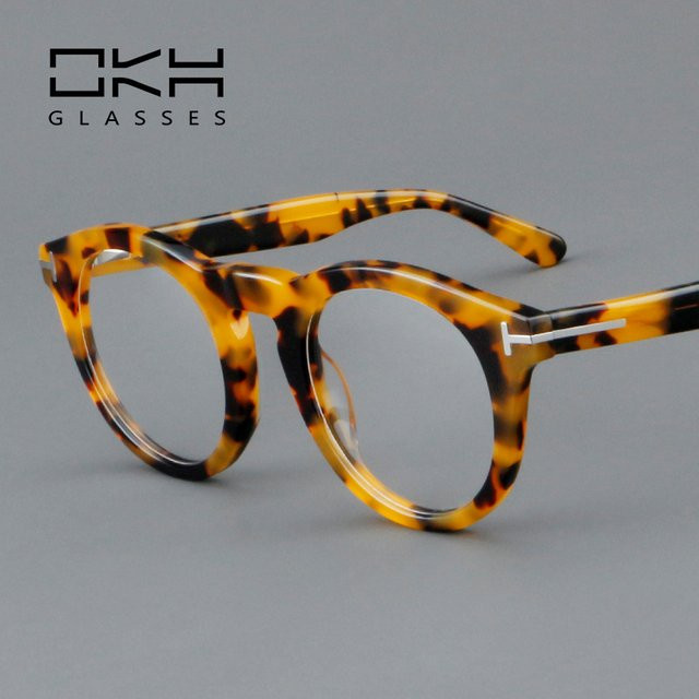 OKH B05 Korrektionsbrille, Vollrand, Acetat, braun, Unisex - Bild 1