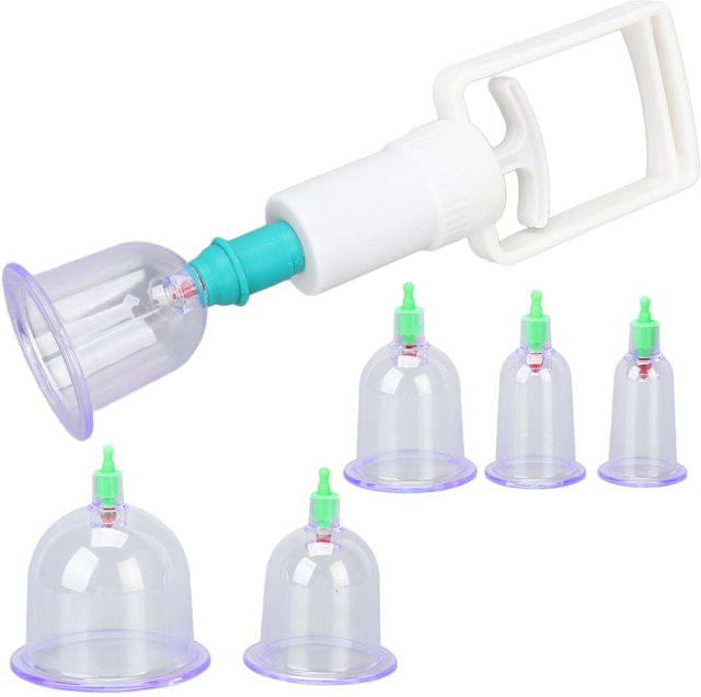 Beautyyy Schröpfen Therapie Tasse Set, 6 Stück, Weiß, Unisex - Bild 1