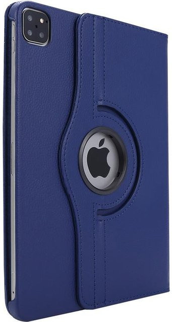 iPad Schutzhülle aus Leder mit 360 Grad Drehung und Ständerfunktion für iPad Air, Pro und Mini in Schwarz - Bild 1