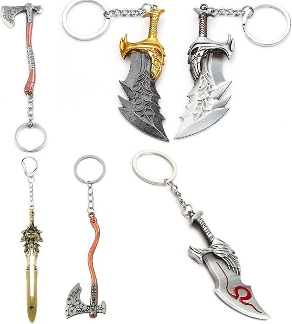 Bandai Schlüsselanhänger God of War 4 Kratos Schwert, Unisex - Bild 1