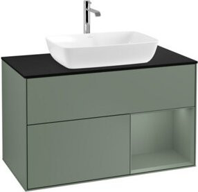 V&B Waschtischunterschrank Finion 100, lackiert, B/T/H: 100 x 50,1 x 50,1 cm - Bild 1