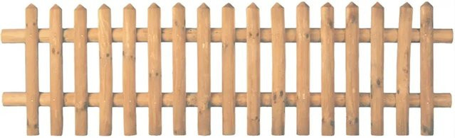 Tetzner und Jentzsch Senkrechtzaun Palisade aus imprägniertem Holz in Braun, Höhe: 250 cm, Breite: 60 cm - Bild 1