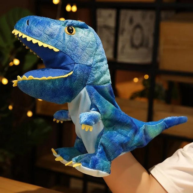 Yiran toy Handfingerpuppe Plüschtiere, Affe Tiger, ab 1 Jahr - Bild 1