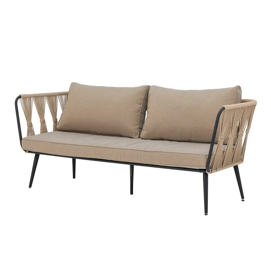 Bloomingville Gartenbank Pavone aus Metall in Braun mit Breite: 174 cm - Bild 1