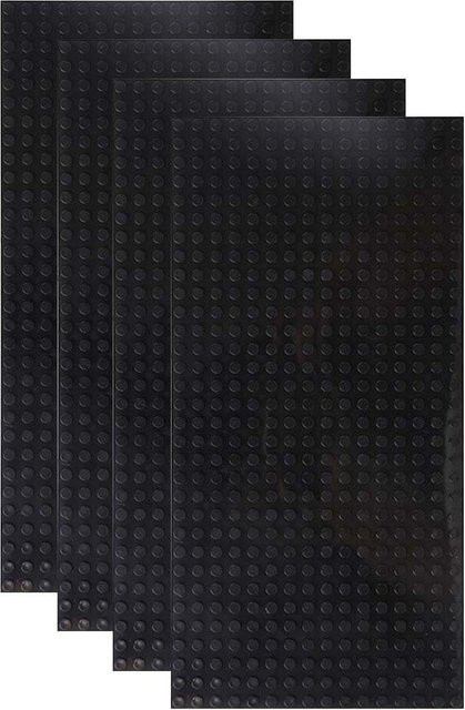 Yiran toy Grundplatte mit Noppen 4-teiliges Set schwarz Zubehör - Bild 1
