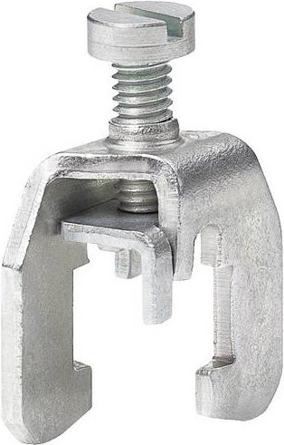 Siemens 8JH4114 Klemme 1-polig für Schiene, 6x 6 Leiteranschluss 1x 16-35mm2, Farbe: Silber, 10 Stück - Bild 1