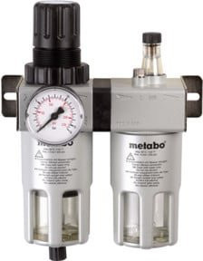 Metabo Wartungseinheit FRL-200 1/2" in Silber, wandmontiert - Bild 1