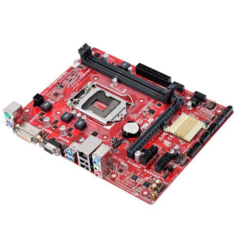 Asus B85M-HQ Micro ATX Motherboard mit DDR3 Unterstützung in Rot - Bild 2