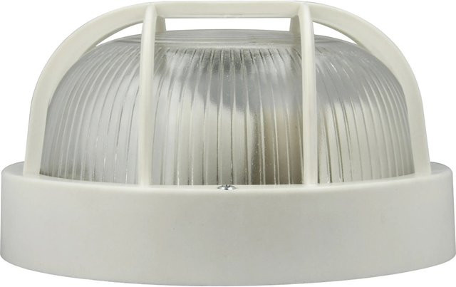 e2 elektro LED-Rundleuchte mit Kunststoffkorb in Weiß, Durchmesser: 18,5 cm - Bild 1