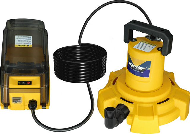 Mellif Akku-Tauchwasserpumpe Gelb, bürstenlose Transfer-Wasserpumpe kompatibel mit Dewalt 18 V 20 V Akku, 1320 GPH - Bild 1