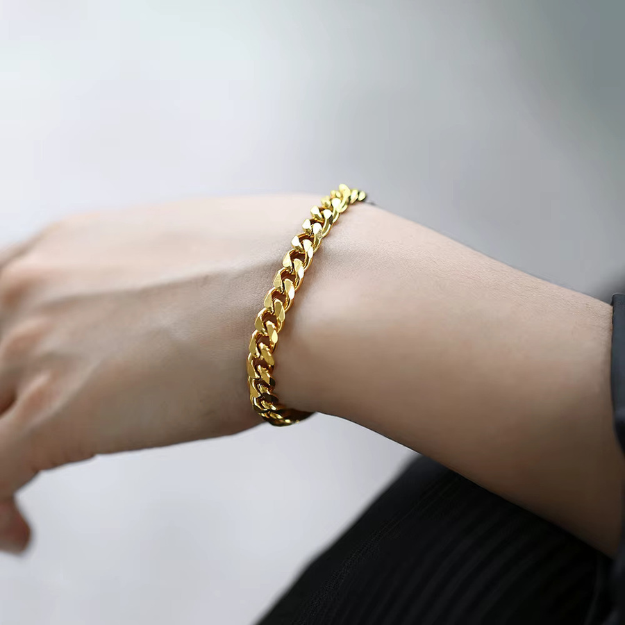 ZHOUYANG Armband, Edelstahl, Goldfarbe, Herren - Bild 3