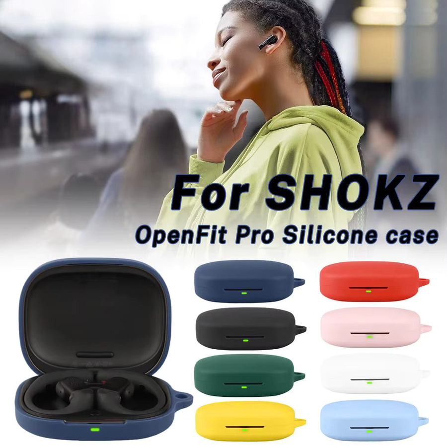 Shaoyin Silikon-Schutzhülle für Shokz OpenFit Pro T010, kratzfest und stoßfest - Bild 2