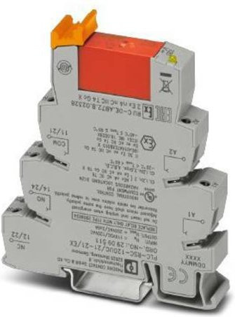 Phoenix Contact Relaisbaustein PLC-RSC-120UC/21-21/EX in Grau mit 120 V/AC Nennspannung, 6 A Schaltstrom und 2 Wechsler - Bild 1