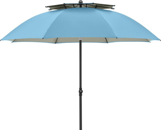 Doppler Sonnenschirm Windprofi in Blau mit Durchmesser: 207 cm - Bild 1
