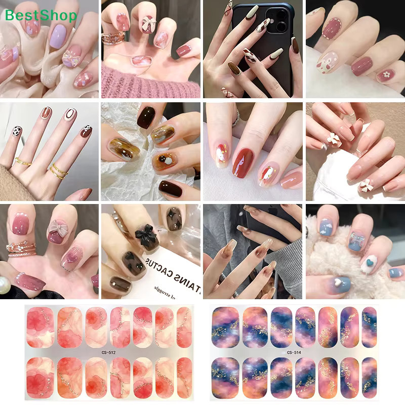 HNKMP Nail Art Sticker, Gradient Marble, Glänzend - Bild 2