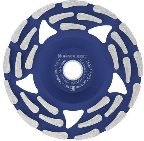 Bosch Topfscheibe für Winkelschleifer in Blau mit einem Durchmesser von 15 cm - Bild 1