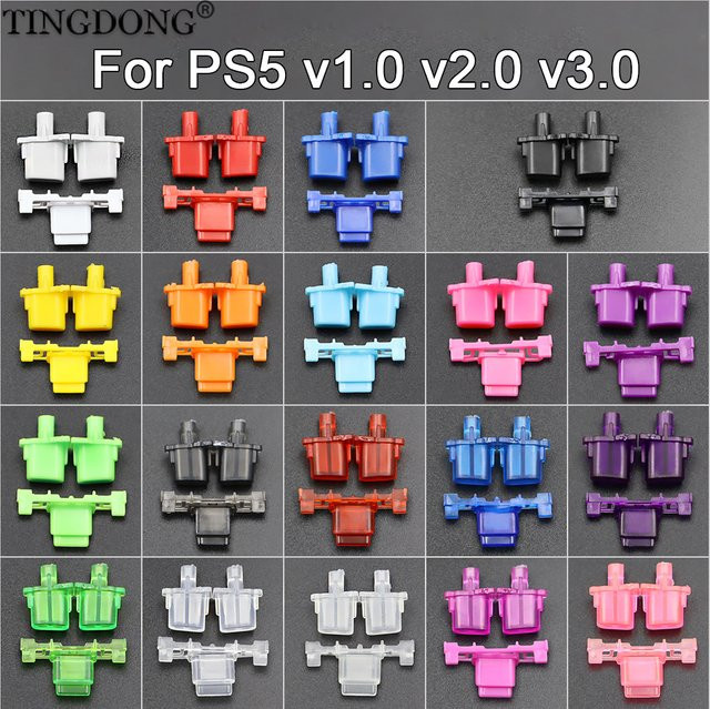 TingDong Controller Option- und Share-Tasten-Kit für PS5 BDM-010 020 030 V1.0 V2.0 V3.0 in Multicolour Transparent - Bild 1