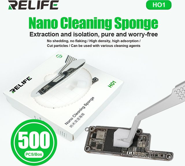 RELIFE HO1 Nano-Reinigungsschwamm mit hoher Adsorption in Weiß - Bild 1