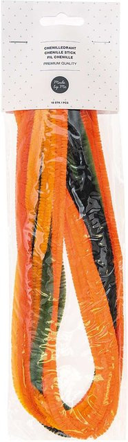 Rico Design Chenilledraht-Mix Orange-Schwarz 10 Stück - Bild 1