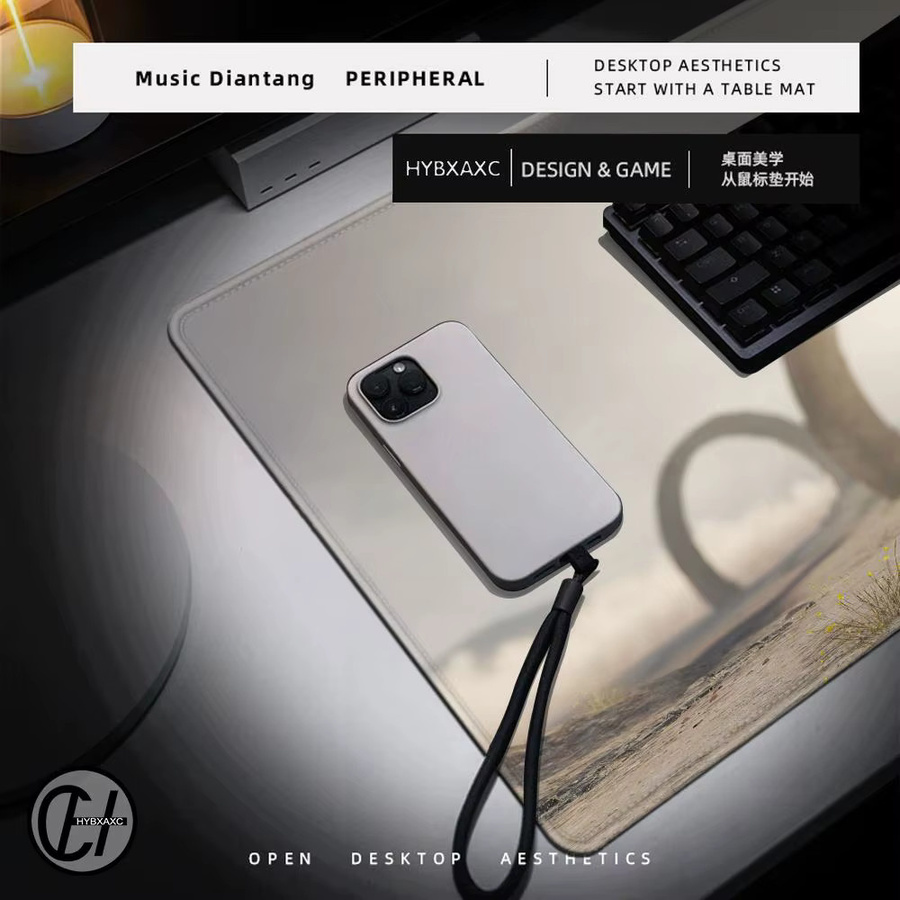 H-Halo G-Games Ring Gaming Mousepad und Schreibtischmatte mit LockEdge, Schwarz - Bild 2