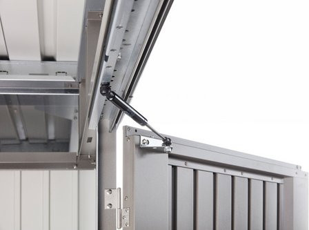 Biohort Gasdruckfeder 75N für Gerätehaus AvantGarde, 2 Stück, Schwarz/Grau - Bild 3