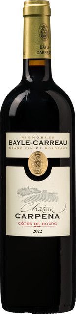 Château Carpena Rotwein Bordeaux 2022, Cabernet Franc/Cabernet Sauvignon/Malbec/Merlot, 14,0 % vol, 0,75 l - Bild 1