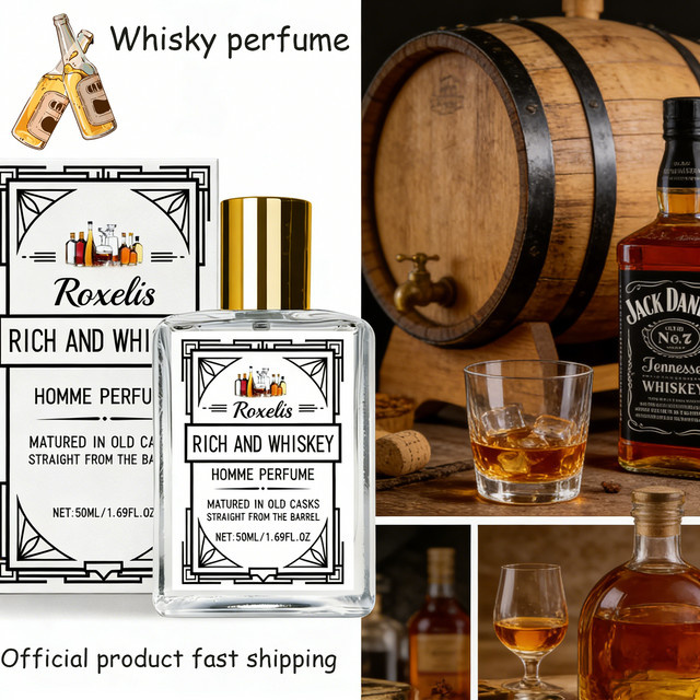 Roxelis Charm Whisky Herrenparfüm, 50 ml - Bild 1