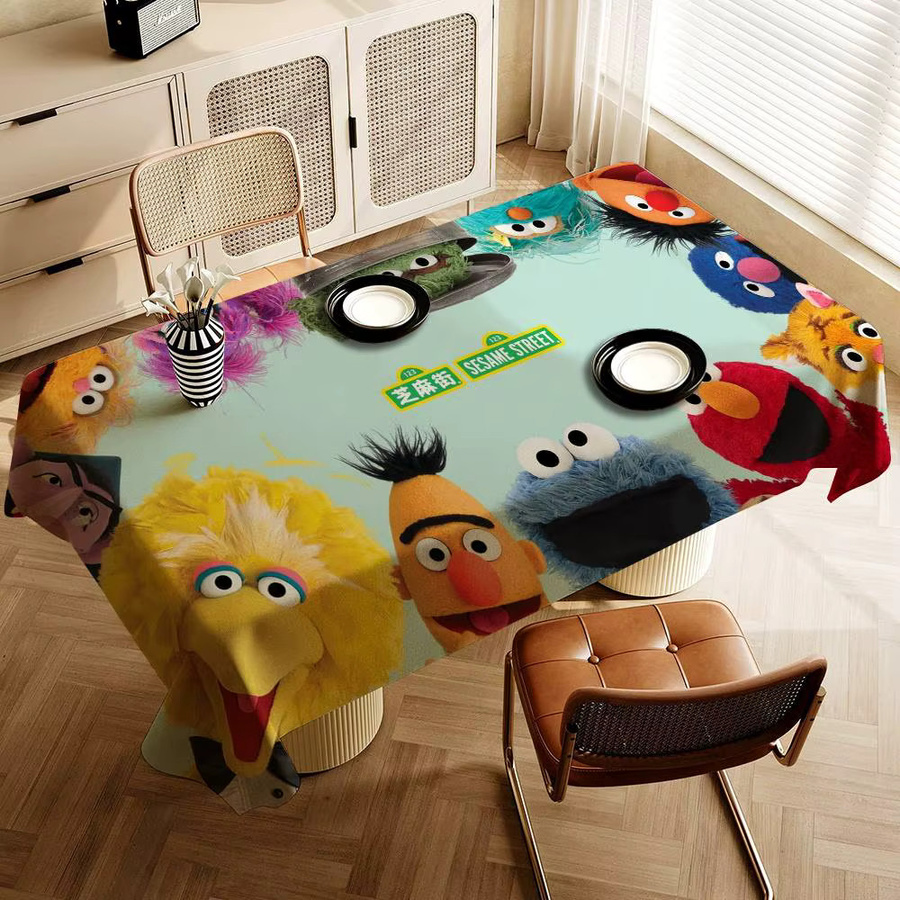 Wasserdichte rechteckige Tischdecke von Potdemiel in Multicolor für dein Esszimmer und deine Party-Dekoration - Bild 4
